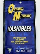 Organic Mechanic- Blue Raspberry 200mg Hash Rosin Gummies