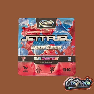 Jettpacks Supply - Jett Fuel 100 mg Gummies-Blue Raspberry 