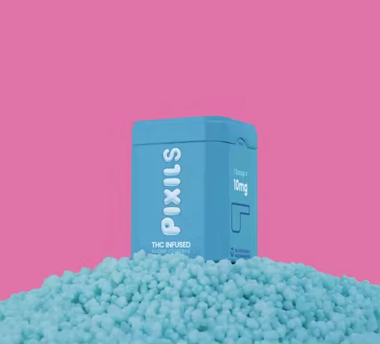 DREAM -  Lion Labs-Blue Raspberry Pixils- THC Infused Sugar Clusters-194.4mg THC Main Image