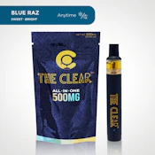 The Clear | Blue Raz | 0.5g AIO