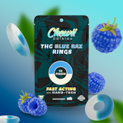 Chewii | Blue Razz Rings | THC Gummies | 200mg