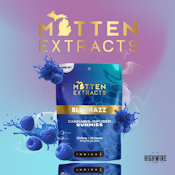 Mitten Extracts Gummies Blue Razz 200mg (Indica)