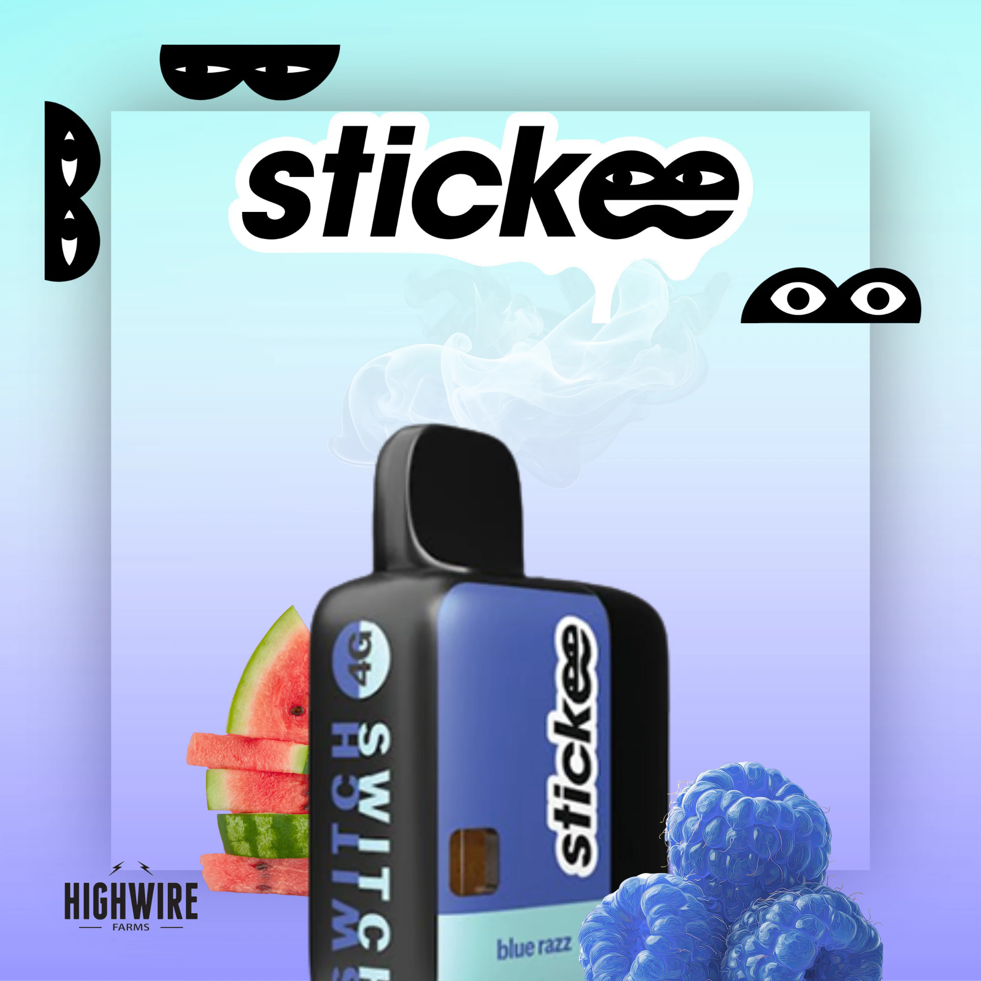 Stickee - Stickee Swtich Disposable Blue Razz X Watermelon 4g Main Image