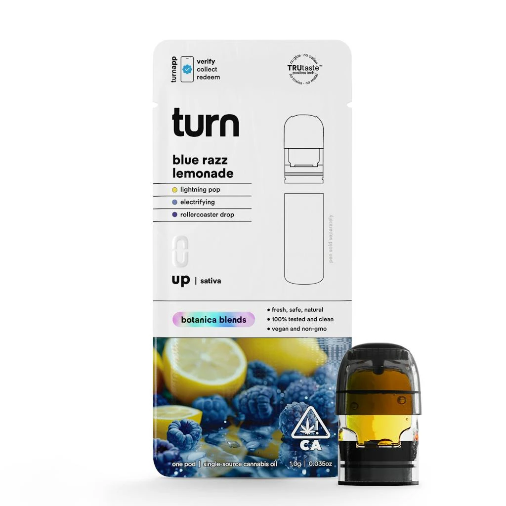 turn - Turn Blue Razz Lemonade POD 1.0g Main Image