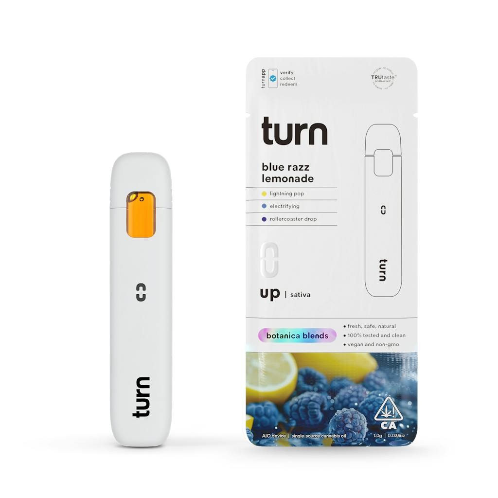 Turn Blue Razz Lemonade All-In-One Vape 1.0g