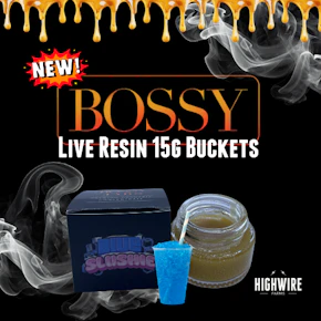 Bossy Live Resin Blue Slushie 15g Bucket