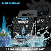 Giggles- Blue Slushie 1g Hash Rosin Infused Vape Cart