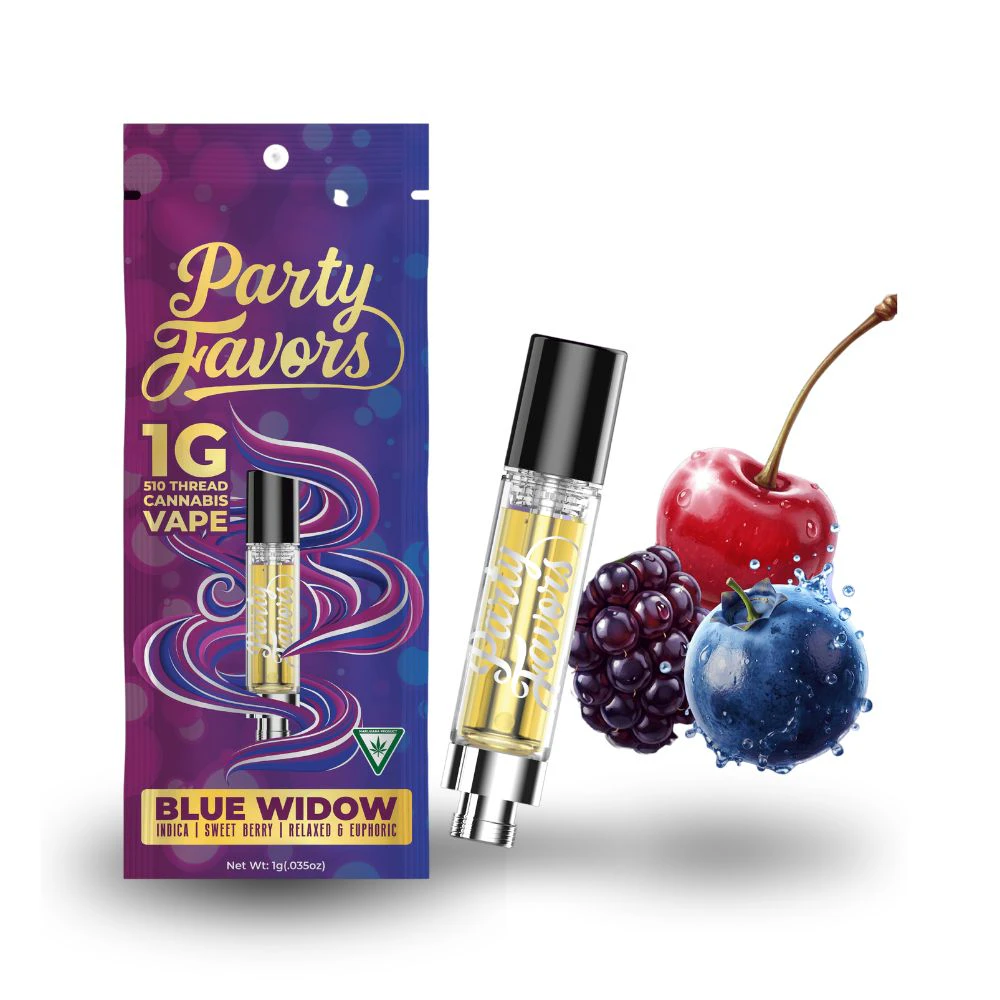 Party Favors - Blue Widow 1g Cartridge - PARTY FAVORS Main Image