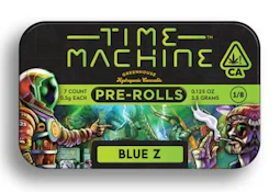 Time Machine .5g Blue Z Preroll 7pk