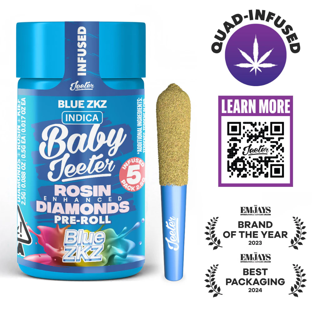 Jeeter - Blue ZKZ - Infused Preroll 5pk (2.5g) Main Image