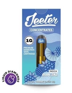 JEETER - Jeeter Juice 1g Blue ZKZ Liquid Diamonds Cartridge 