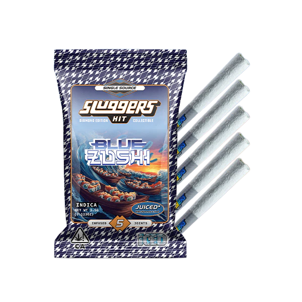 Sluggers OLD - Sluggers | Blue Zushi | Diamonds & Hash Infused | 5pk Main Image