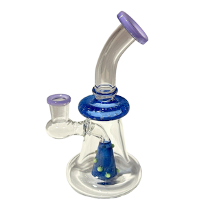  - Blue and Purple Beaker Bong