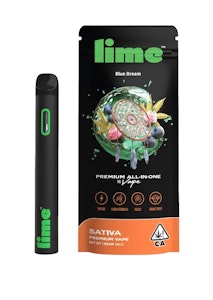 Lime - Lime Premium Disposable Vape 1g Blue Dream