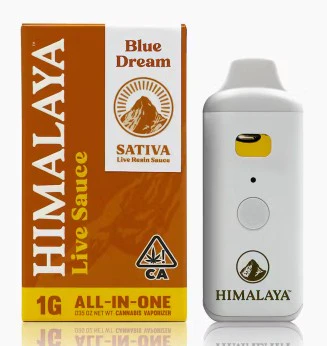 HIMALAYA - Himalaya 1g Blue Dream Live Sauce AIO Disposable Main Image