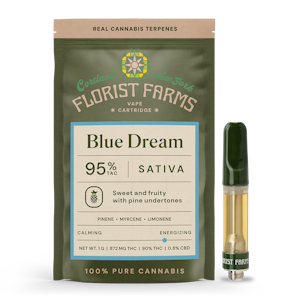 FLORIST FARMS - Florist Farms - Blue Dream  - 90% THC - 1.0g - Vape Cartridge