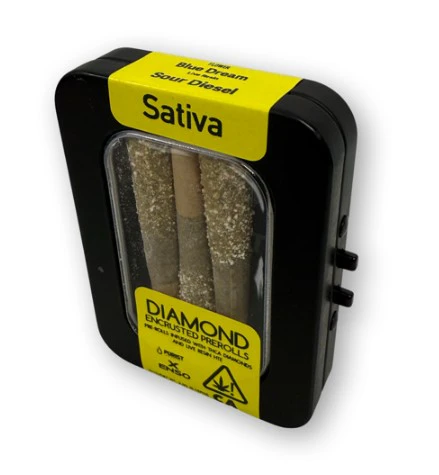 Purist - Purist 3pk 1g Blue Dream x Sour Diesel Diamond Infused preroll 3pk Main Image