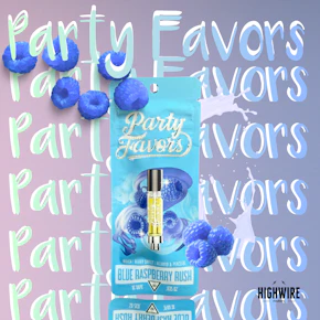 Party Favors Cart Blue Raspberry Rush 1g