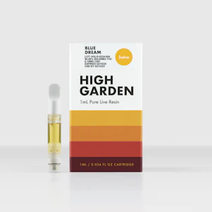 HIGH GARDEN - High Garden | Blue Dream (1ml Pure Live Resin Cartridge)