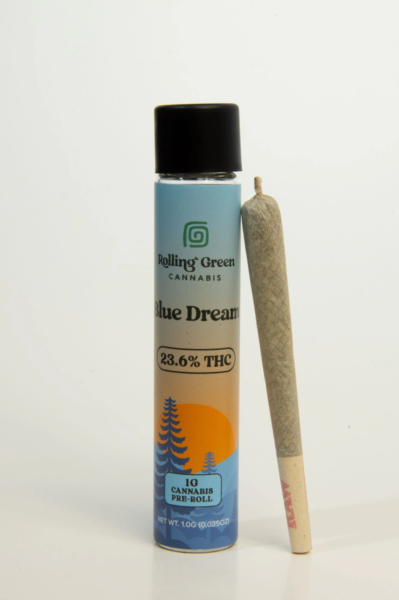 Rolling Green Cannabis - Rolling Green Cannabis - Blue Dream - 1g - Preroll Main Image