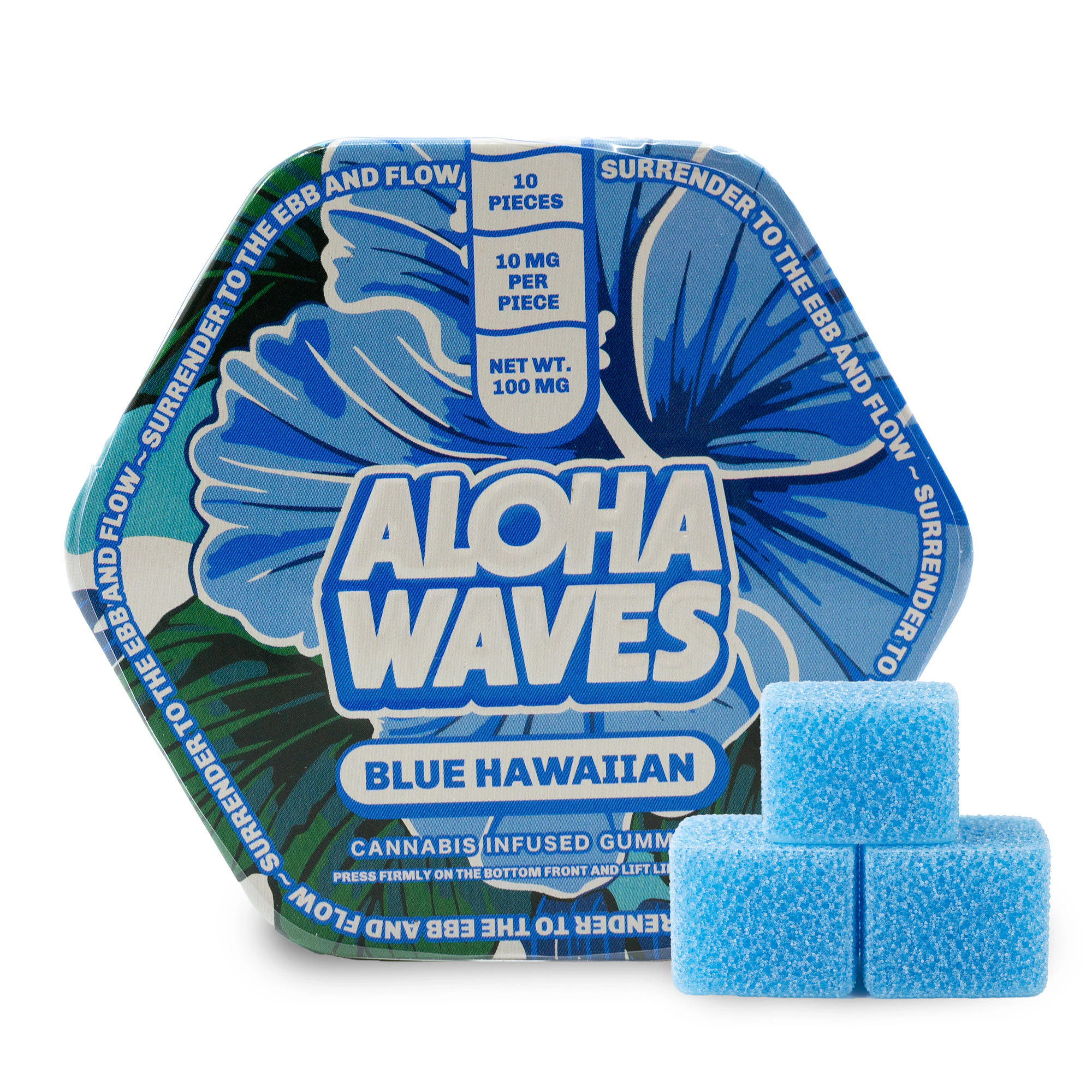 Aloha Waves - Blue Hawaiian | 100mg Main Image