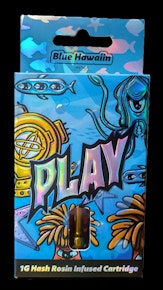 Blue Hawaiian ━ 1g Hash Rosin Infused ━ 510 Cart ━ Play