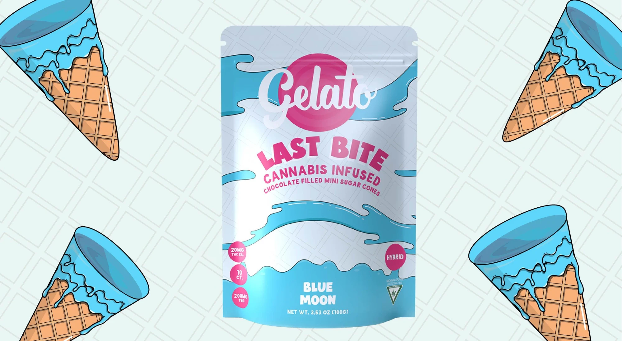 Gelato - Gelato Last Bites - Blue Moon 10pk - 200mg Main Image