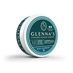 GLENNA'S - Glenna's - Blue Raspberry - 100 mg 20ct - Edible