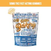 Retro Bakery Blue Raspberry Gummies