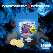 Monster Gummies Blue Raspberry 200mg (Indica) 