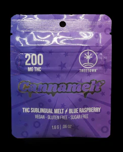 Treetown - 200mg Cannamelt - Blue Raspberry