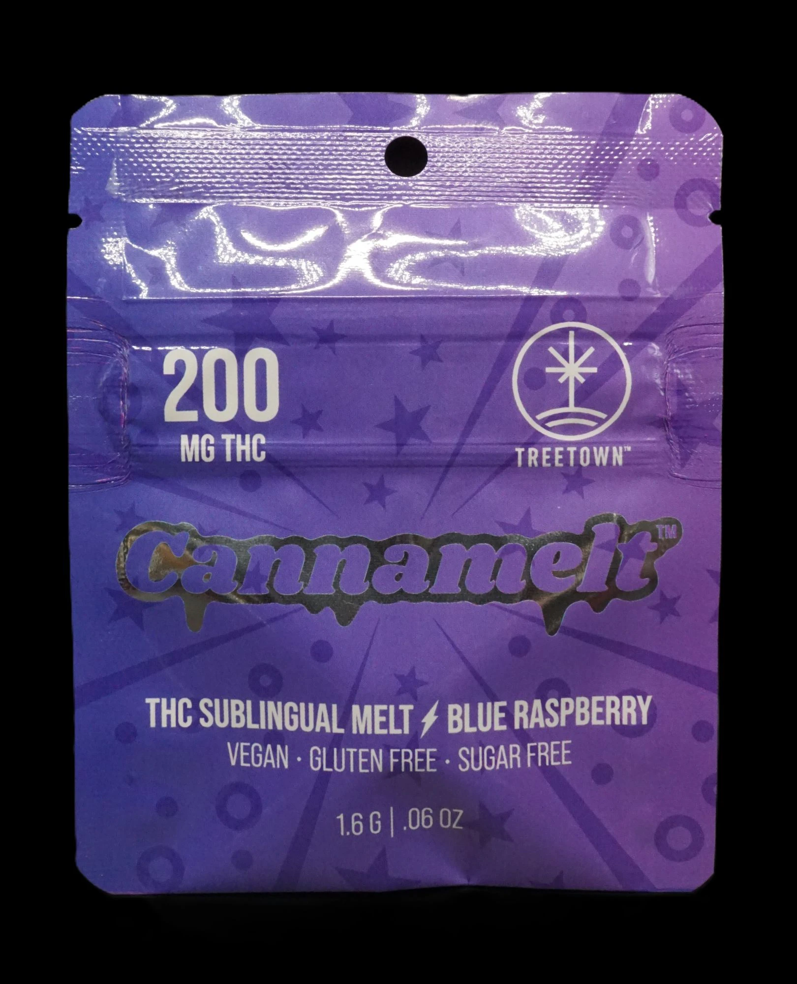 Treetown - 200mg Cannamelt - Blue Raspberry Main Image