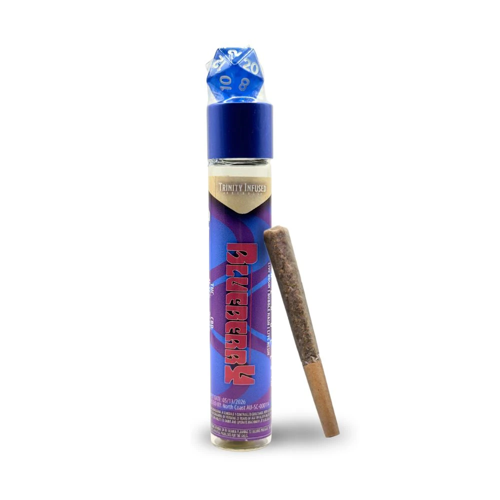 Galenas - Blueberry D20 1.2g Trinity Infused Preroll - GALENAS Main Image