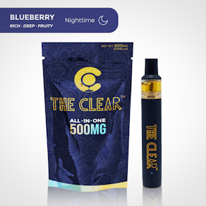 THE CLEAR - The Clear | Blueberry | 0.5g | AIO 