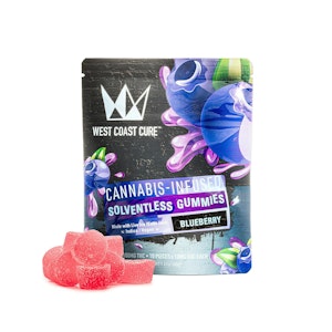 West Coast Cure - Blueberry  Hash Gummies 10pk 100mg