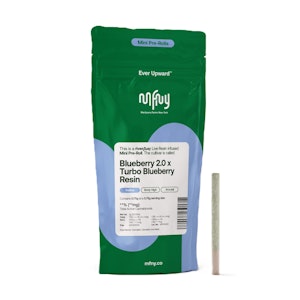 MFNY - Blueberry 2.0 x Turbo Blueberry | Infused Pre-roll | .75g | MFNY