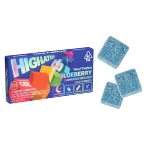 HIGHATUS - Highatus | Blueberry Gummies | 100mg THC / 100mg CBD / 100mgCBN (10pk) |Hybrid