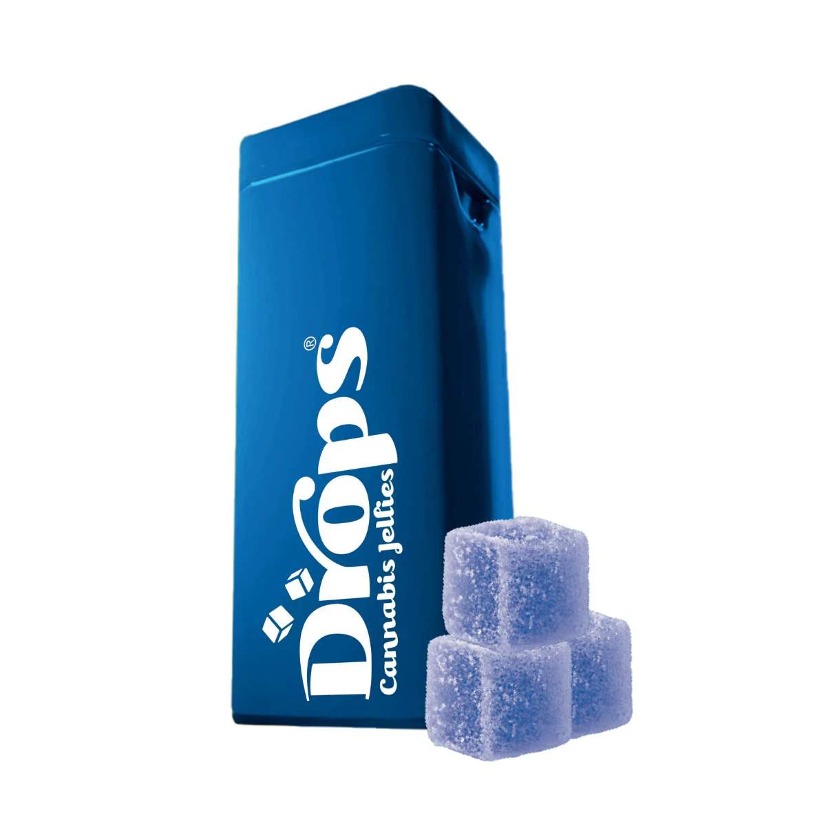 Drops - Enhanced Blueberry (Lullaby) (Micro Dose) | 20pk 2:20:5 Gentle Relaxation (1mg:10mg:2.5mg THC:CBD:CBN) Live Rosin Jellies | Drops Main Image