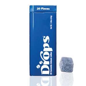 DROPS - Drops - CBD Rosin Gummy - 20 Pack - Edible - 100 mg - (4:1 CBD Comfort) Blueberry / Cereal Milk