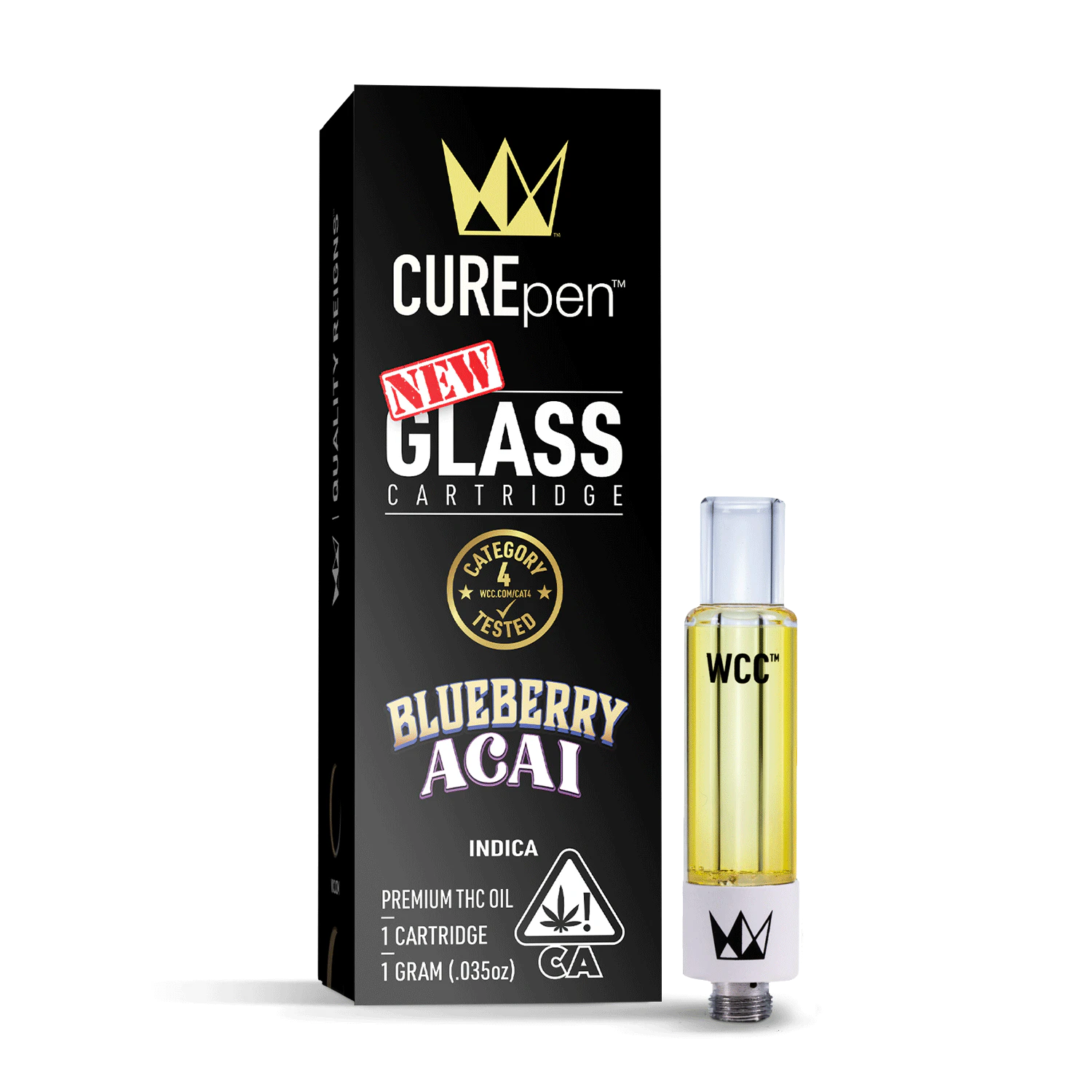 West Coast Cure - WCC | Vape Cartridge | CUREpen | Blueberry Acai | 1g Main Image