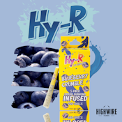 HY-R Blueberry Crumble Liquid Diamond Infused Preroll Pack (5x.6g)