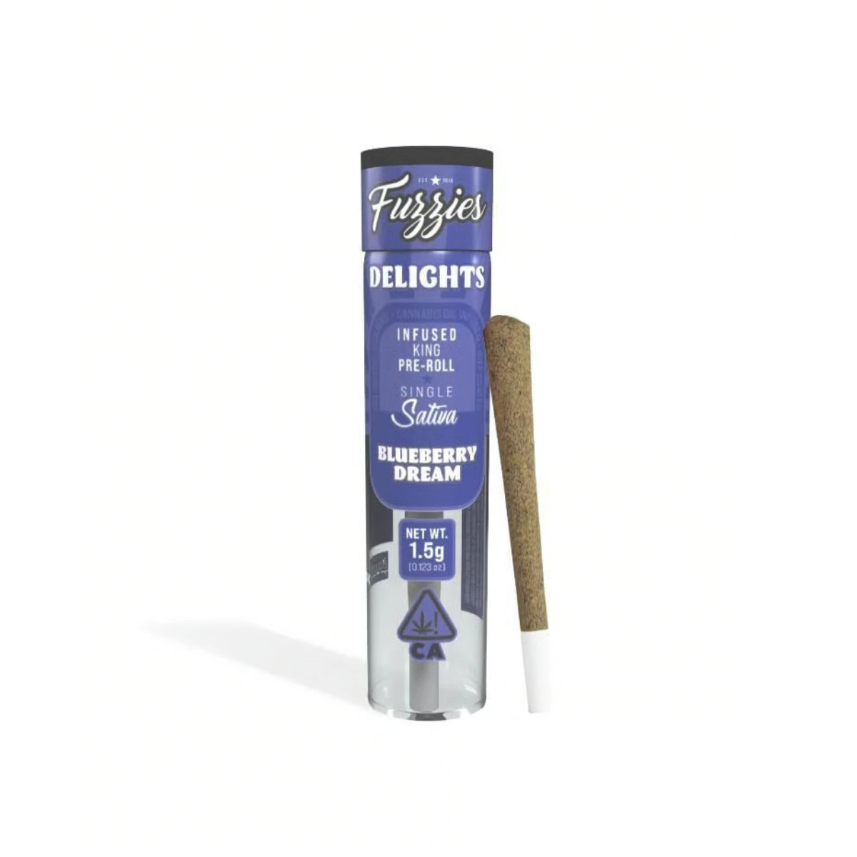 Fuzzies - Fuzzies Delights Blueberry Dream Infused Pre-Roll 1.5g Main Image