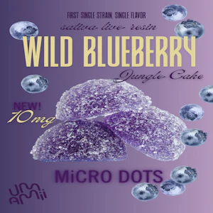 Umamii - Blueberry Micro Dots w/ Live Resin | Edible | 10mg x 10pk | Umamii