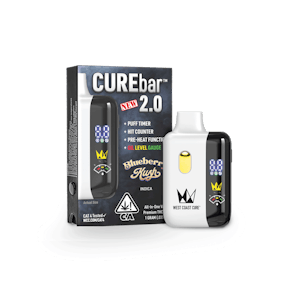 WCC | Disposable | CUREbar | Blueberry Kush | 1g