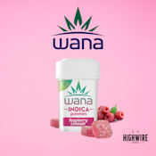 Wana Gummies Raspberry Limeade 200mg