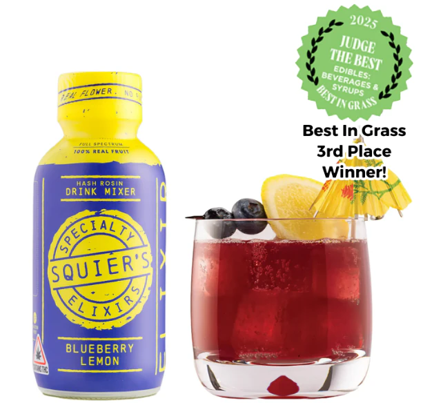 Squier's - Blueberry Lemon Hash Rosin Elixir - 500mg - TMH Main Image