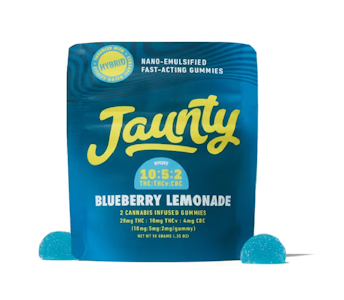 Jaunty - Blueberry Lemonade | Gummies | 20mg/2 Pieces | Jaunty