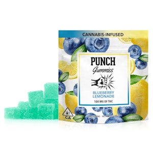 Punch Edibles - Punch Edibles Blueberry Lemonade Gummies 100mg