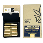 Flwr City - Blueberry Muffin - 19.45% THC - 7pk Dog Walkers Joints (.35g) -Pre-roll