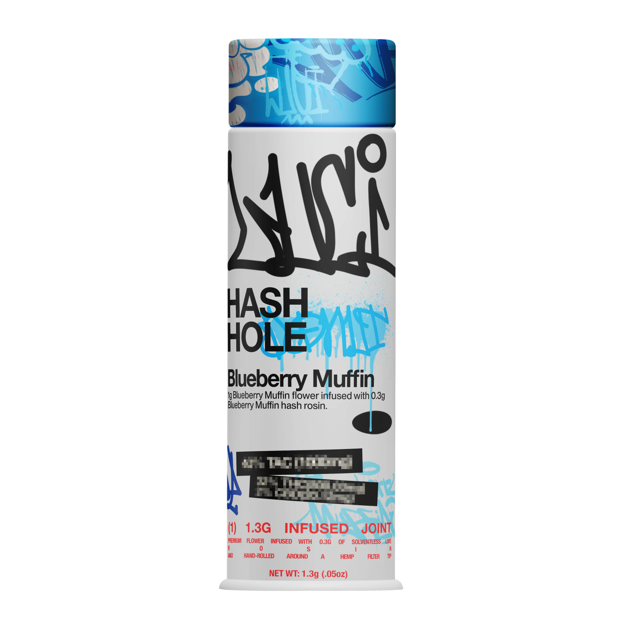 Luci - Luci - Blueberry Muffin - Hash Hole 1.3g Hand-rolled joint - 33.28% THC - Pre-roll Main Image